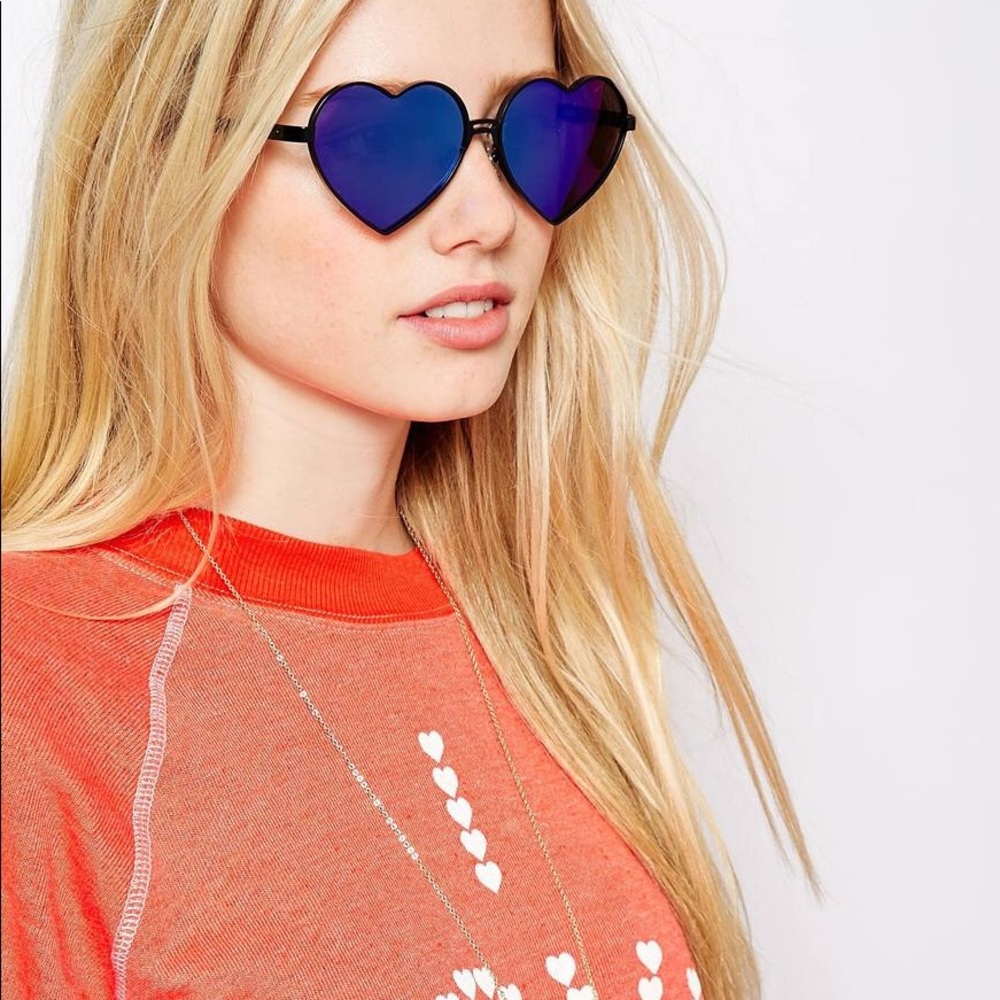 Wildfox Lolita Deluxe Heart-Shaped Sunglasses